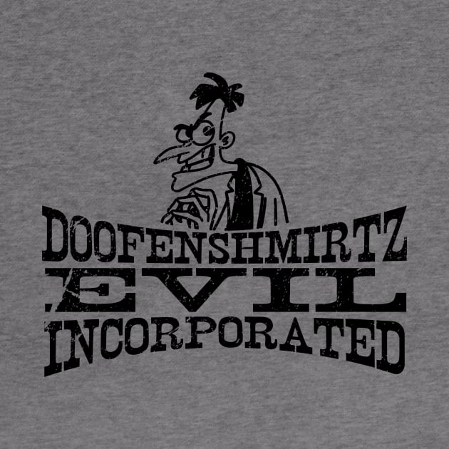 Doofenshmirtz - Black by BigOrangeShirtShop